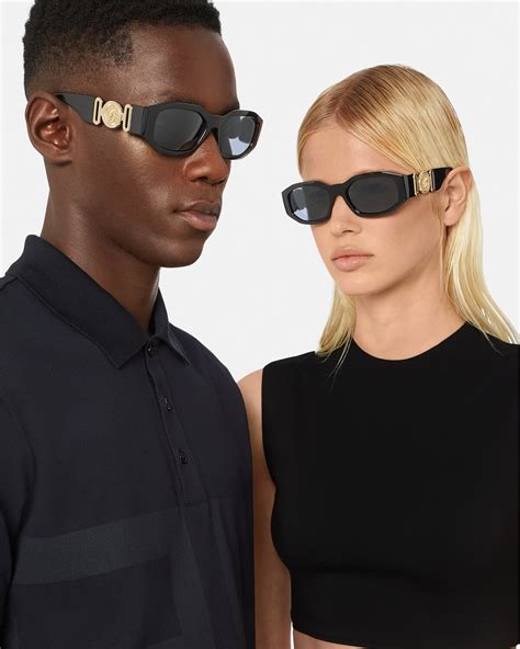 versace leather medusa sunglasses|notorious big versace sunglasses.